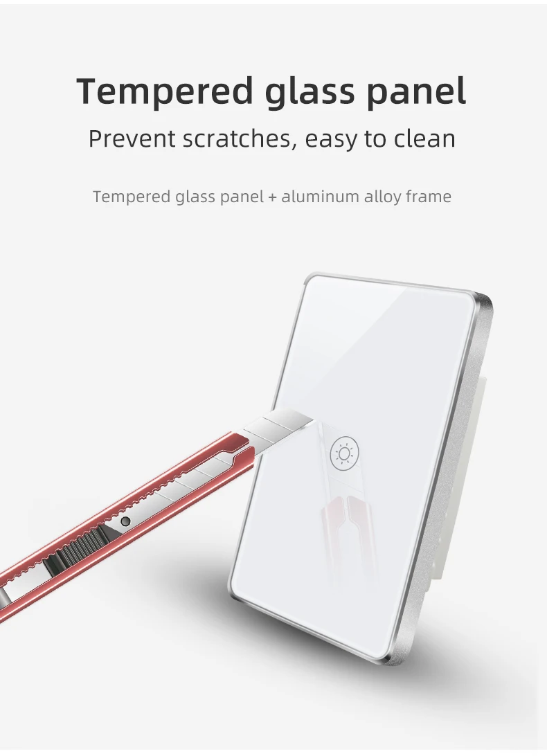 Shenzhen Smart Home Tuya App Remote Control Touch Panel US Standard Zigbee Smart Switches