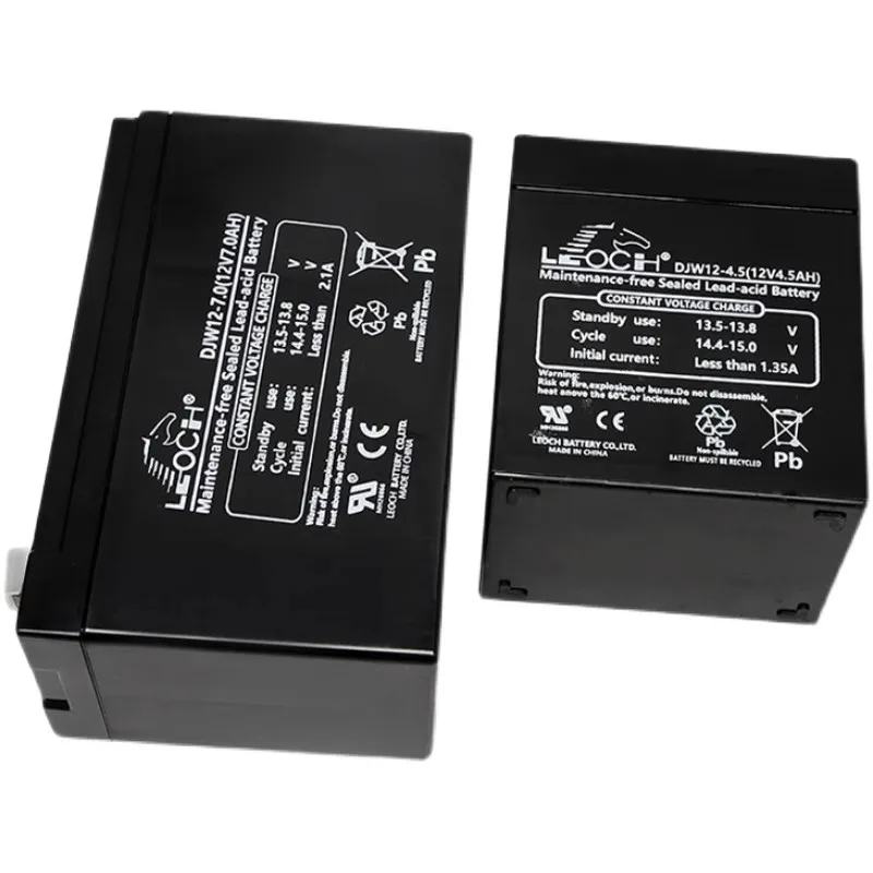 4.5AH 7.0AH elevator Emergency power supply elevator car roof DJW12-4.5/7 elevator Leoch battery 12V parts