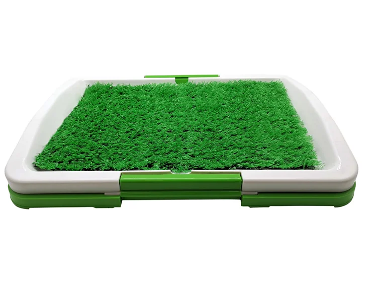 
Pet Puppy Toilet Trainer Absorbent Grass Mat Potty Pads Indoor House Litter Tray puppy pee training pad holder 