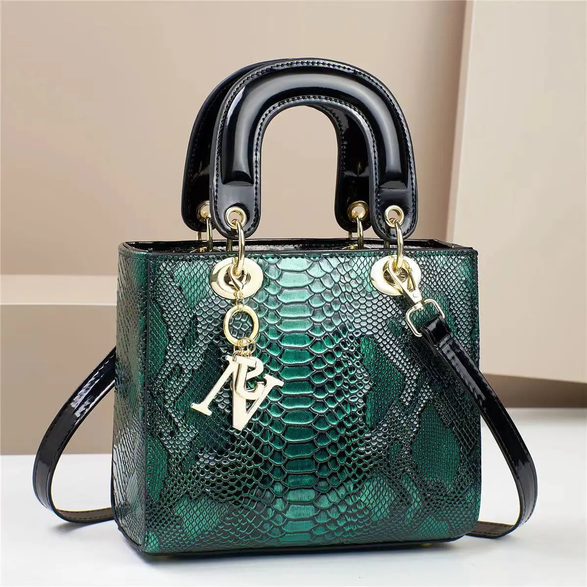 High Quality  Women Handbag  2024 Designer Crocodile Embossed  Ladies Handbag Fashion Crossbody Shoulder Tote Bag for Women