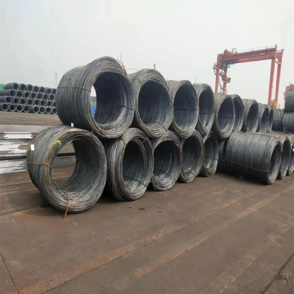 Manufacture Ms Flat Wire Rolled Products Iron Or Non Alloy Steel Low Carbon Rod Raw Material For Nail Making