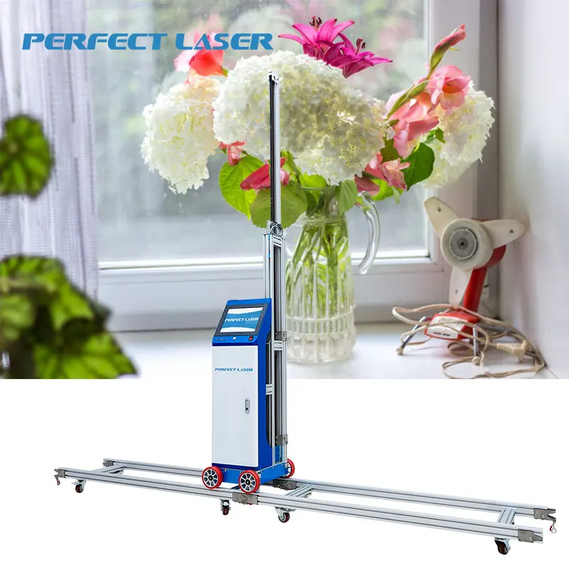 PE-H30 H40 Wheel Model Single and Double Nozzle New 3D Direct To Wall Painting