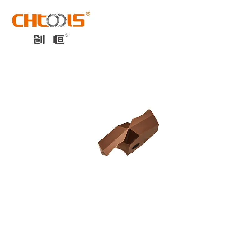 Interchangeable Crown Drill Bit with One Flat Shank Helical Flute Holder