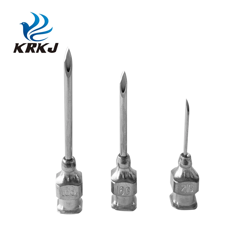 CETTIA KD402 reusable brass hub hypodermic 22g needle for animals
