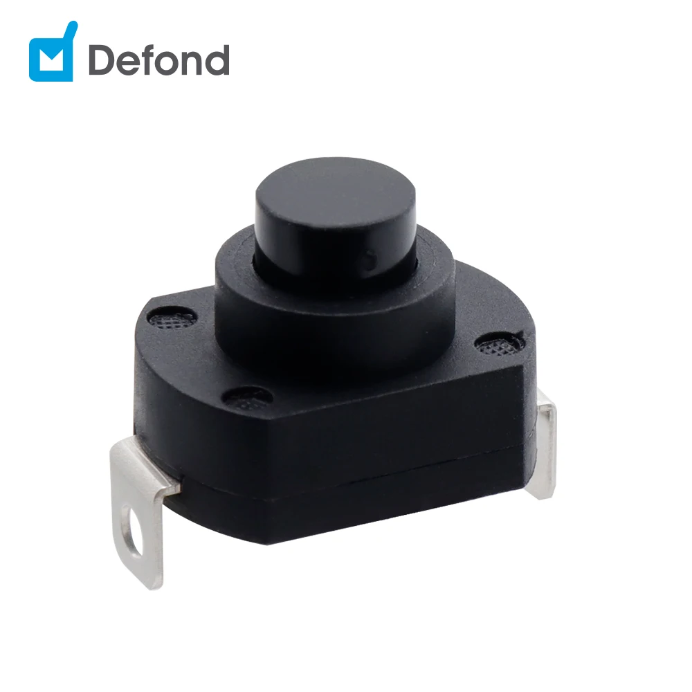 Defond 250Vac 15A 2 pin кнопочный переключатель BPT-1115T-0-AAA31-01R 7.5A T85 кнопочный переключатель мини круглый переключатель
