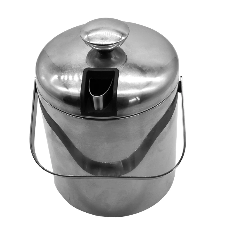 WeVi оптовая продажа на заказ 1300 мл большая емкость ведро льда из нержавеющей стали с крышкой