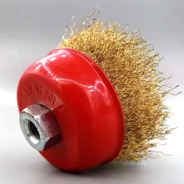 High Quality Crimped 3inch 4inch steel wire cup brush for Remove Rust,Paint