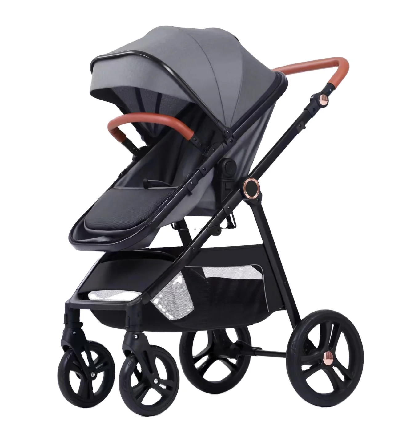 Premium stroller customized  3 in 1 pushchairs simple baby buggy removable 2 in 1 carriage from China