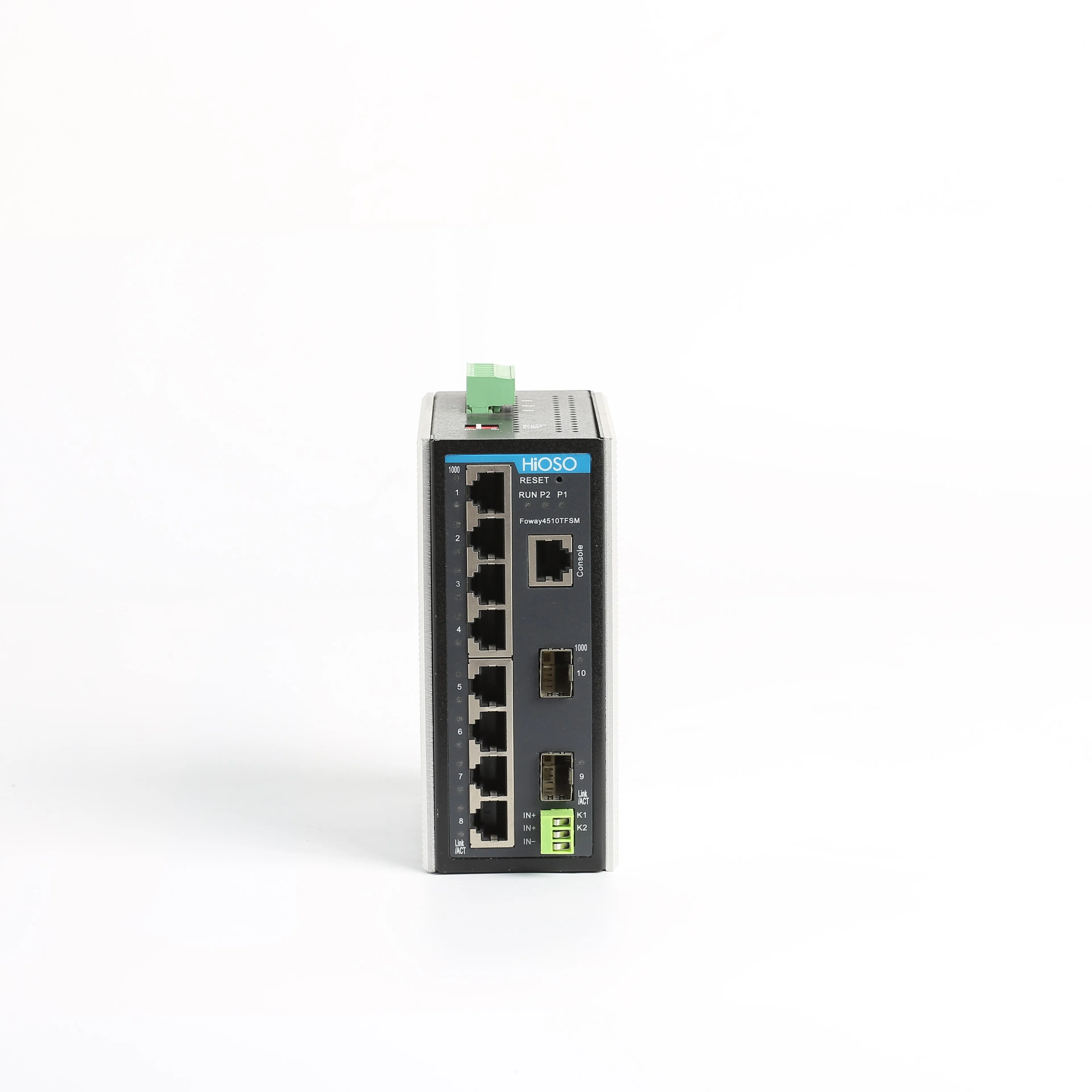 Промышленный Коммутатор Ethernet на DIN-рейке 10/100/1000 м 2 порта SFP + 8 портов RJ45