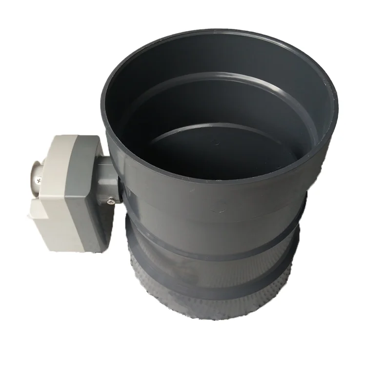 Motorized Square Hvac Duct Plastic Square Air Smart Dampers Damper With Valve