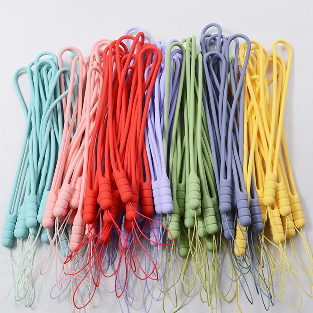 Рекламный подарок, эластичный силиконовый держатель для мобильного телефона, шнурок для мини-вентилятора и инструментов, динамик