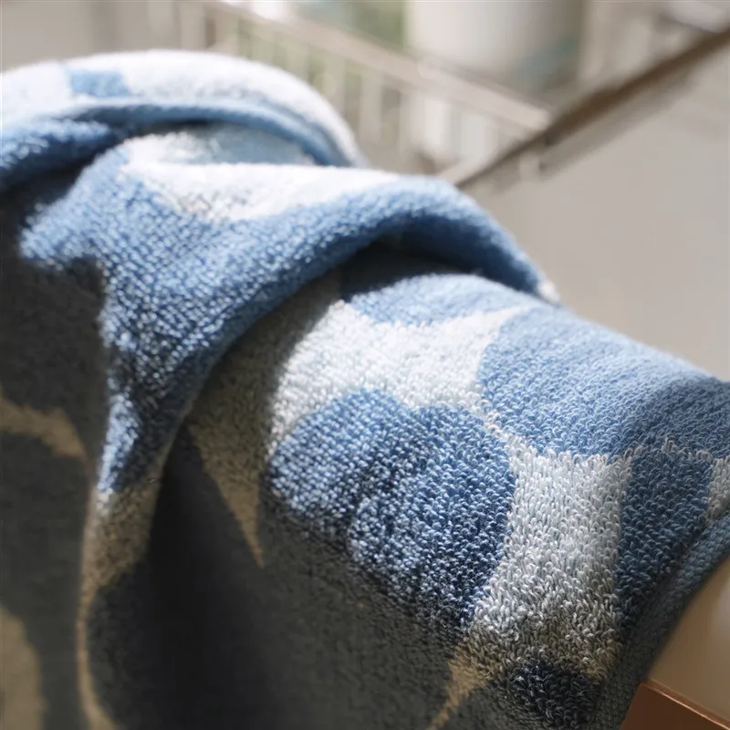 Wholesale Long-staple Cotton Terry Jacquard Gift Face Towel Set
