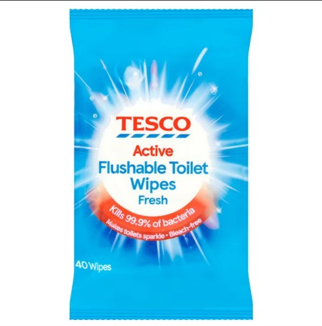 Flushable and biodegradable wet wipes disposable household toilet wipes