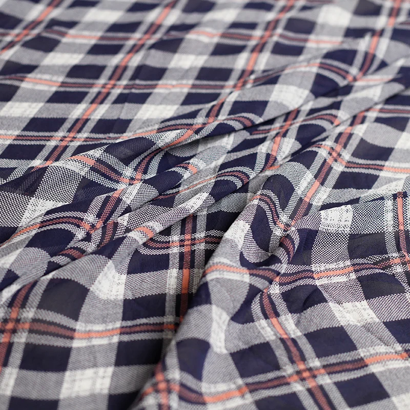 custom 95% silk 5% spandex 12mm stretch georgette digital printed natural stretch silk georgette fabric for dress shirt