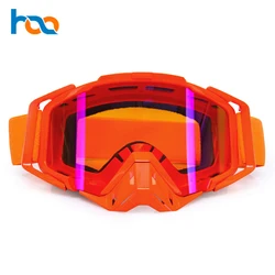 OEM Custom Logo MX Sport Tpu Frame Tear Off Motorcycle Motocross Goggles