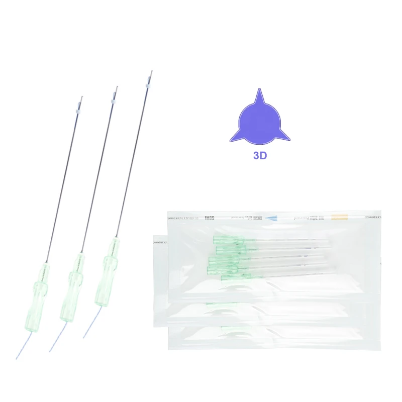 CE PDO Hilos L Half Blunt Cog 3D PDO Thread 21g 100mm For Face Lift