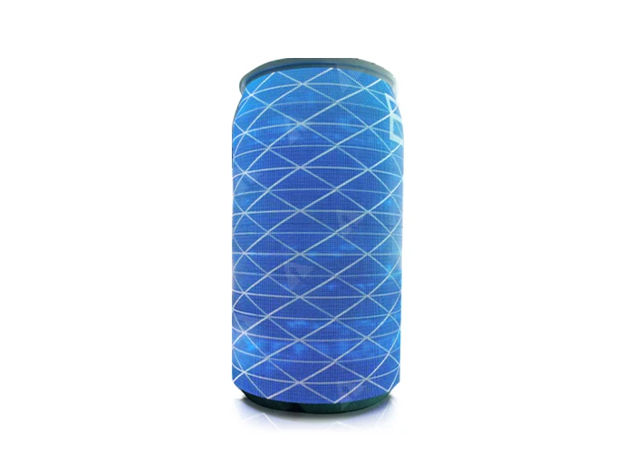 P2 Video Display Pop Cans LED Screen Indoor Outdoor Flexible Beer Bottle Displays ring-pull can curved led display screen