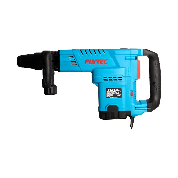 FIXTEC 1500W Power Hammer Drills 900-2100BPM Demolition Hammer with BMC+Color Box