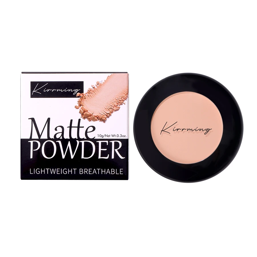 Private Label High Quality Compact Powder Oil Control Full Coverage Whitening Waterproof Long Lasting Matte Setting Powder