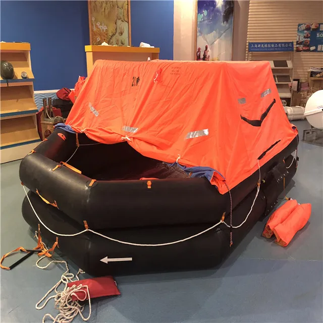 SOLAS approved 12 persons Self Inflatable Life Raft