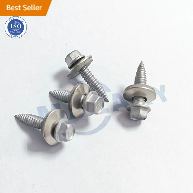 MALAXY Bimetal Stainless Steel 316+scm 435 Sus Metal Compound Hex Head Composite Self Tapping Bi-metal Screw