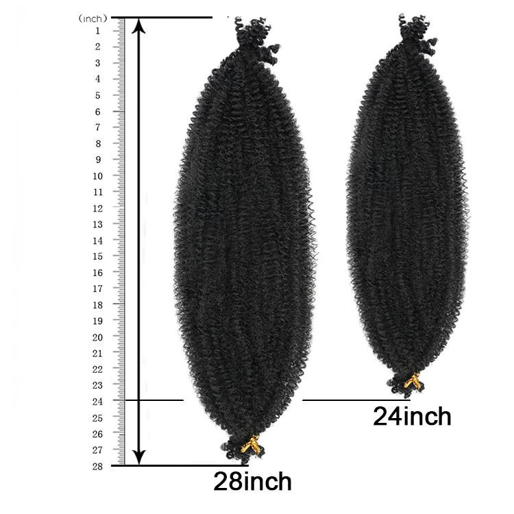 Afro Marley Hair Springy Afro Twist spring afro twist braid Box Brainding Hair Crochet Hair