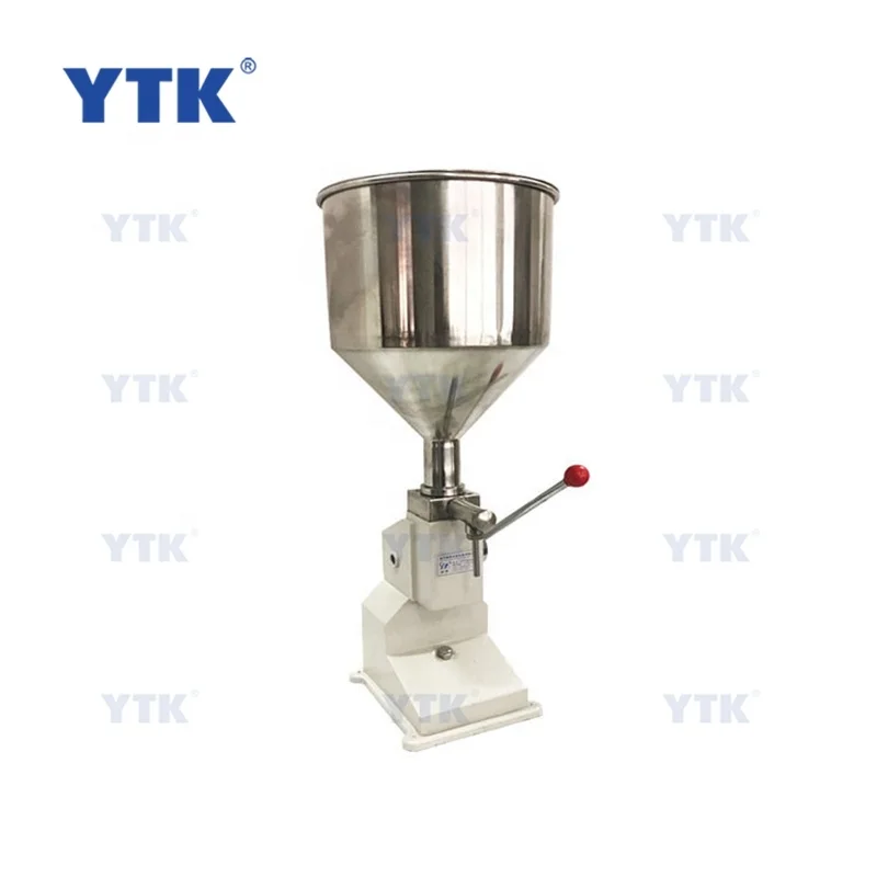YTK-A03 Low Price Hand Operated Filling Machine Manual Cosmetic Paste Sausage Cream Liquid Bottling Tube Filling Machine