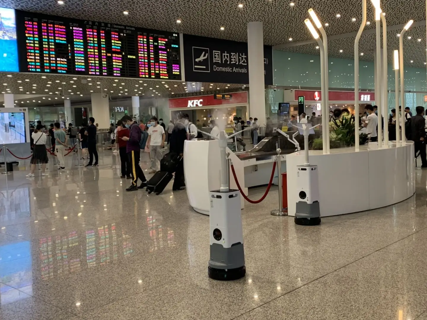 
Fully Automatic Wheeled Spray Disinfection Robot Nisha 