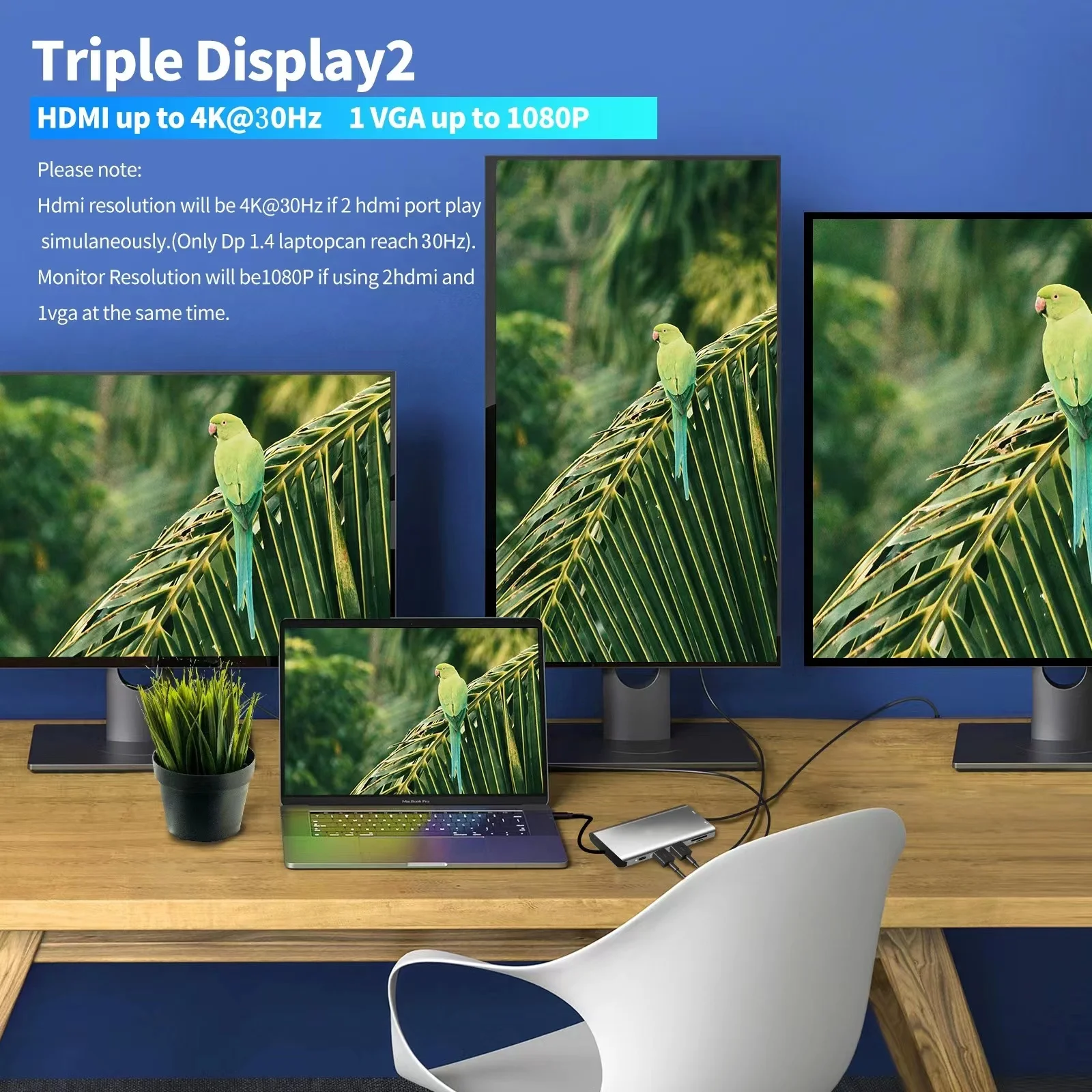 USB Type C Hub 12-in-1 12 In 1 USB-C Multi Hub with Dual 4K 2HDMI 1080P 60Hz USB C Hub 12-In-1 For Macbook