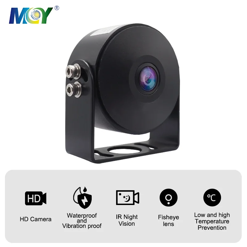 OEM 170 Fisheye Wide Angle View Lens Night Full HD1080P Car Van Bus Coach Truck Mini Fisheye Camera