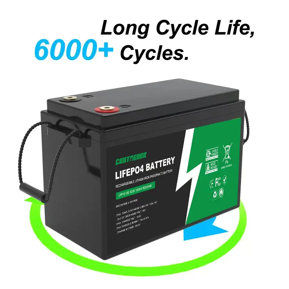 Перезаряжаемая литиевая батарея Lifepo4 12 В