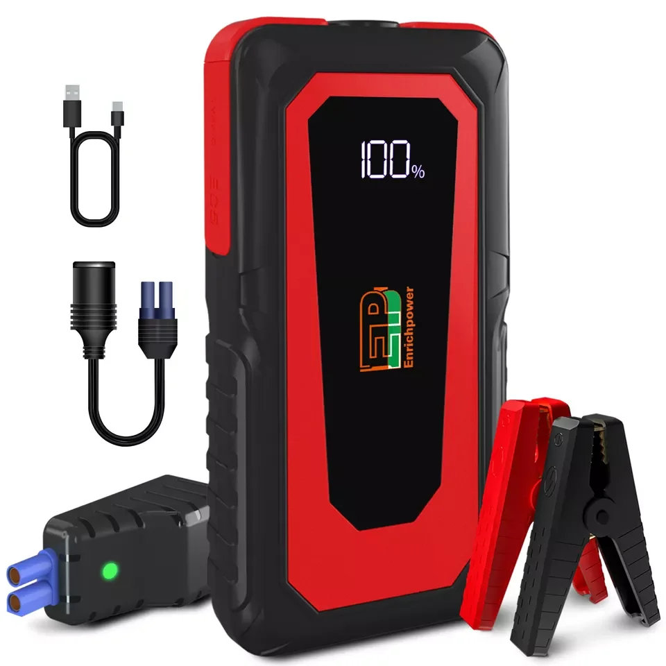 EP FC600  Car Jump Starter 20000mAh 12V 2000A Peak Vehicle Emergency Tool Portable 12V 20000mAh Car Battery Booster Pack