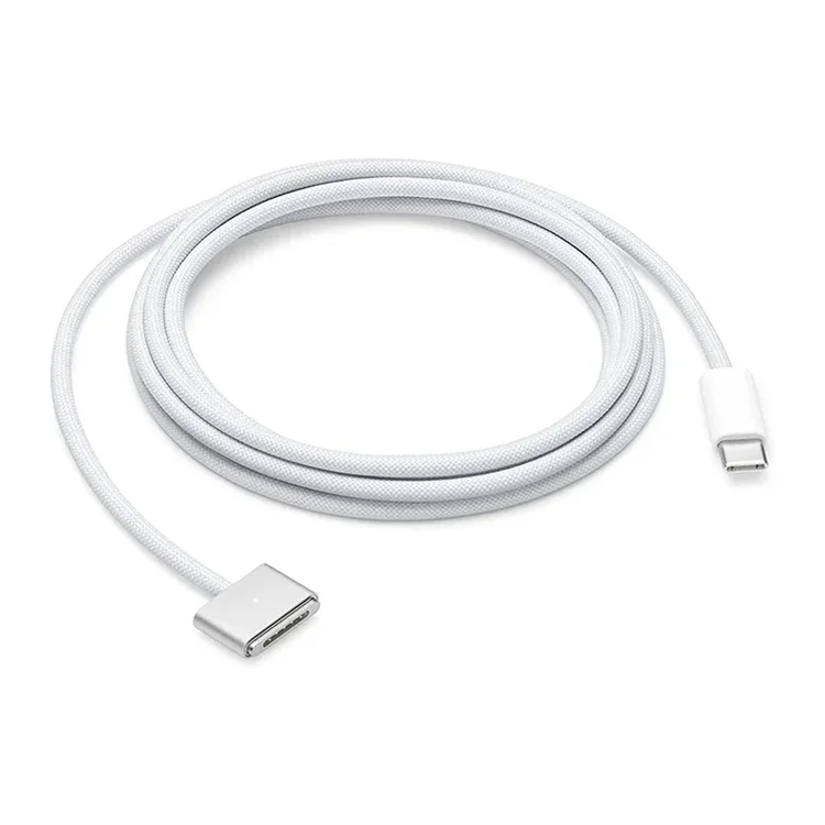 For MacBook Air/Pro 2 Fast Charging Cable PD140W Type-C Male To Magsafe3 Magnetic Plug Converter with LED Light for Computer