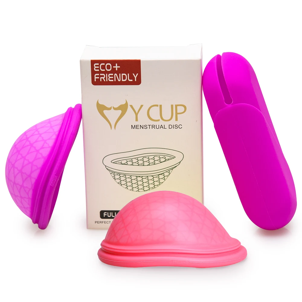 Wholesale Menstrual Disc Reusable Menstrual Disc Medical Grade Silicone Menstrual Disc