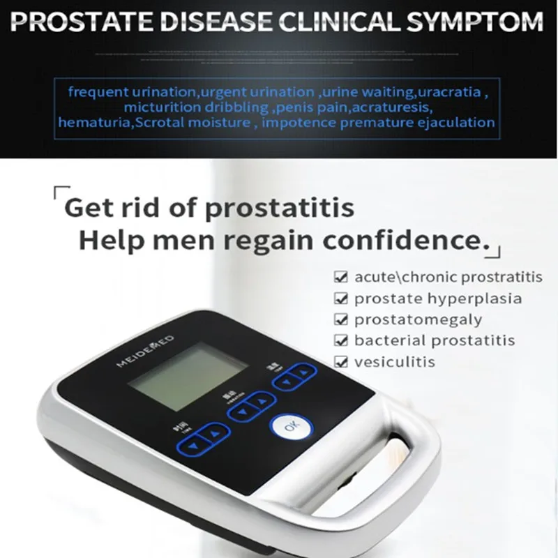 prostate rectal anal thermal, magnet and vibromassage treatment of prostatitis