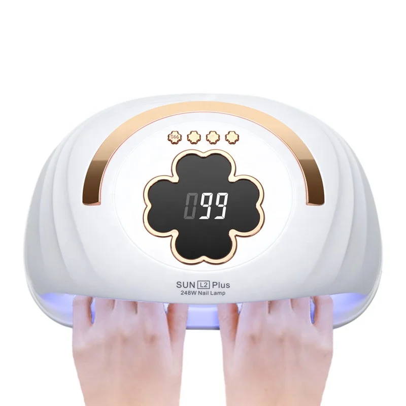 Professional 248W High Power Double Hand Nail Dryer SUN L2 Plus UV Led Lamp Fast Curing Portable UV LED Nail Lamp