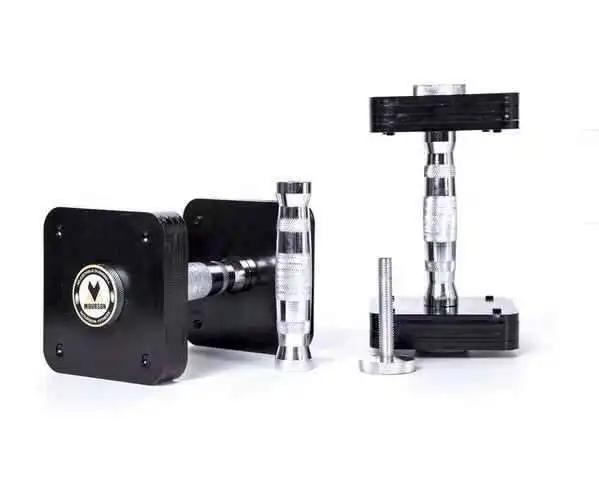 
Custom Durable Chrome Electroplate Cast Iron Dumbells/Barbell 15/20kg Adjustable Dumbbell Set 