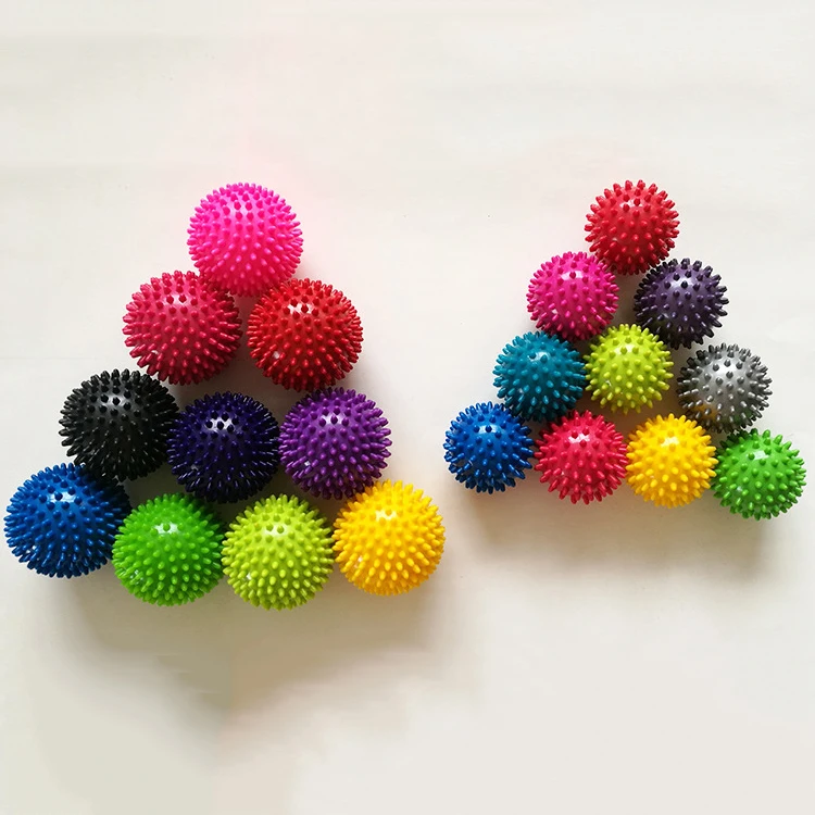 High Quality Hard PVC Fitness Training Fascia Yoga Ball for Body Relaxing