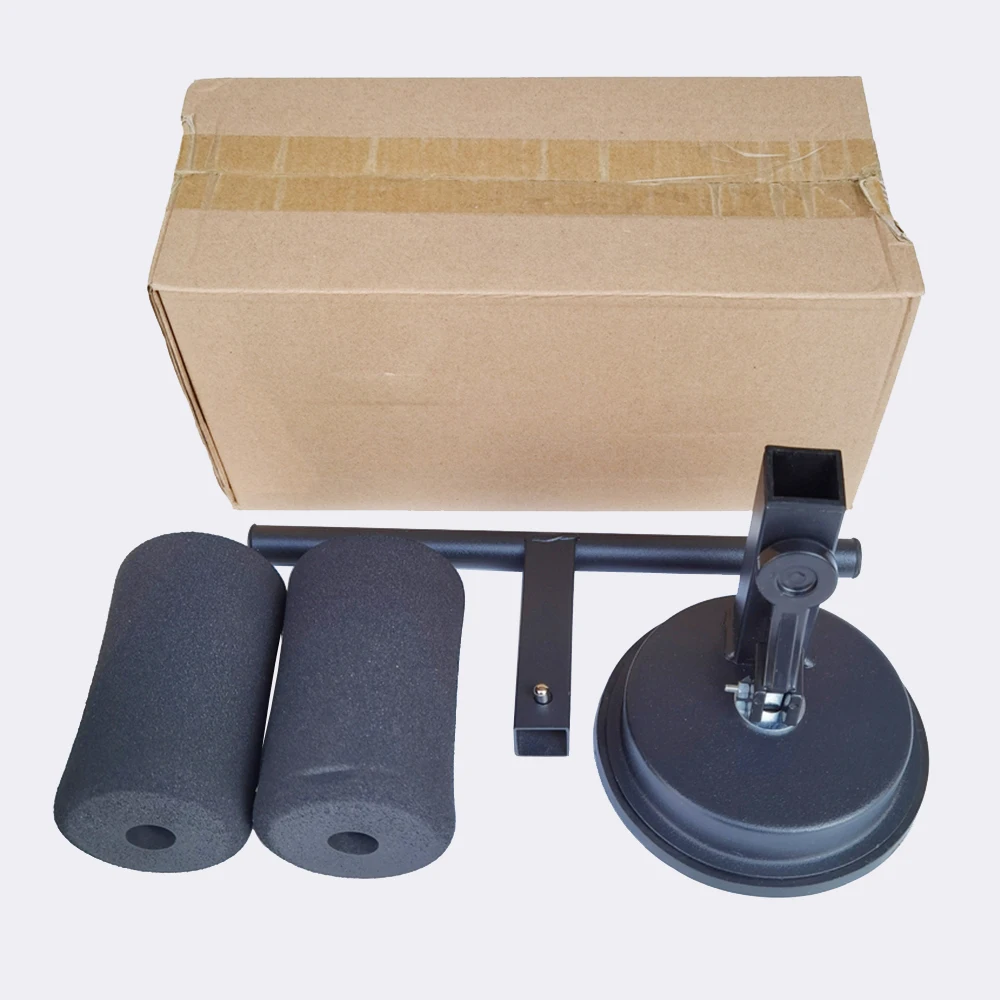 custom logo multiple purpose portable floor workout ankle support machine suction sit up bar assistant device situp bar