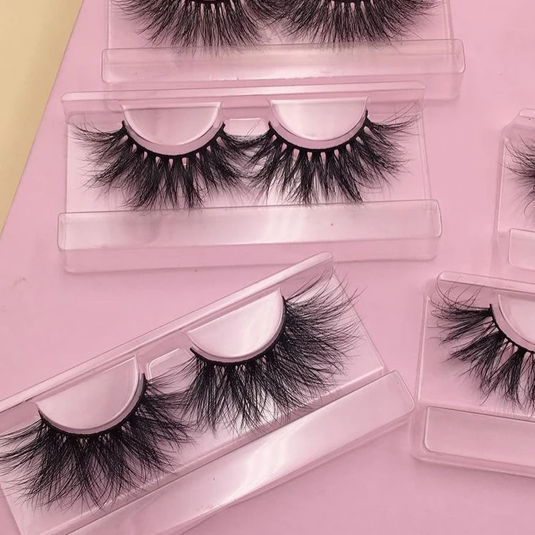Factory Wholesale Price 25Mm 3D Mink Eyelashes Real Siberian Mink 25Mm Lashes With Customize Own Brand Box