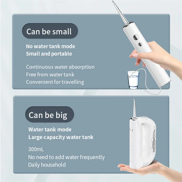 Hot Selling High Quality Teeth Cleaning Tool Cordless Waterproof Water Flosser Dental Oral Irrigator