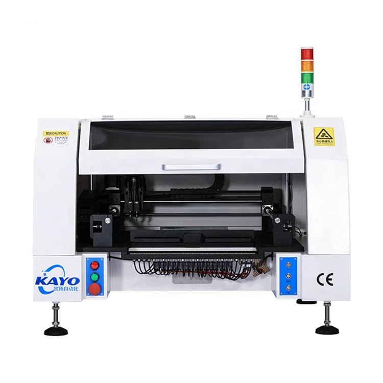 High Precise Small Tabletop 2 Nozzles SMT Machine Automatic Visual LED Pick and Place Machine Factory Price