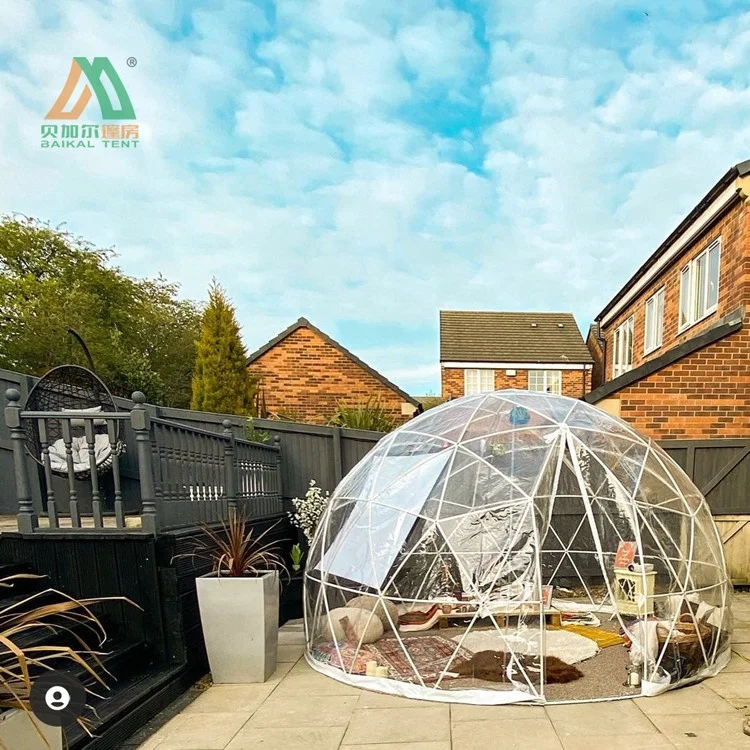 Прозрачный садовый купол igloo, наружные прозрачные купольные палатки igloo