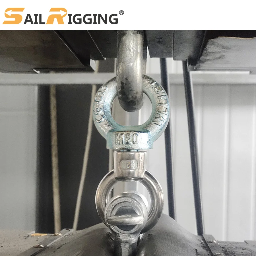 M12 M16 M20 M22 M24 DIN582 Galvanized Lifting Ring Nut Carbon Steel Machinery Eye Bolt Drop Forged Eye Nut Thread