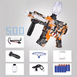 2 In 1 Electric Gel Ball Blaster Foam Bullets Water Toy Guns Rifle Airsoft Pistol Handgun Outdoor Shooting CS Game for Boy