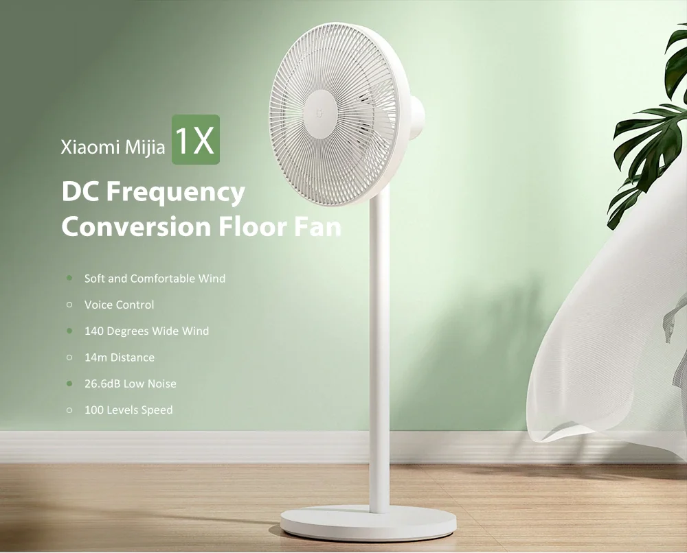 Новый оригинальный напольный вентилятор Xiaomi Mijia 1X DC с преобразованием частоты электрический xiaomi