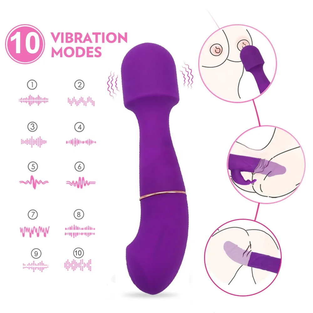 vibrator Set G Spot Wand Massager Sex Toys Female Vibrator Vagina Rabbit Clitoral Dildo Vibrator For Women