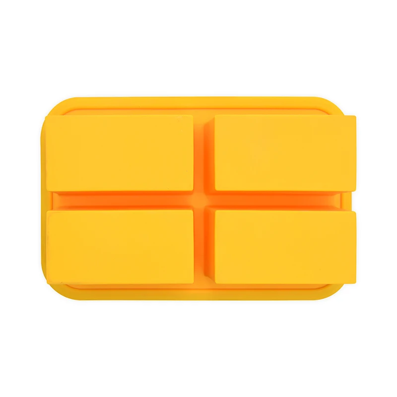 BPA Free Flexible 1-Cup Extra Large Silicone Soup Container Food Freezing Cubes Storage Tray with Clipon Lid