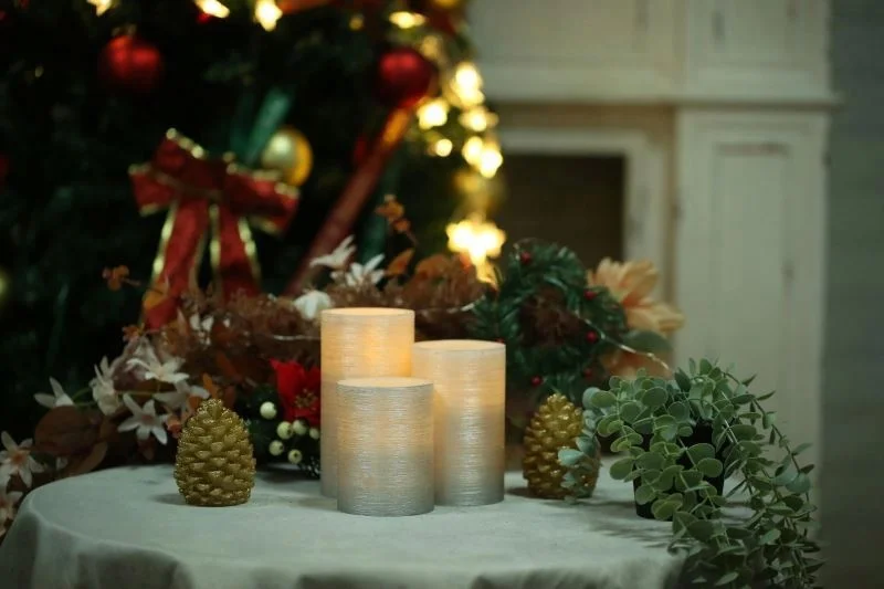 High Quality White Fire Led Battery Candle Restaurant Led Candle Lamp for Table