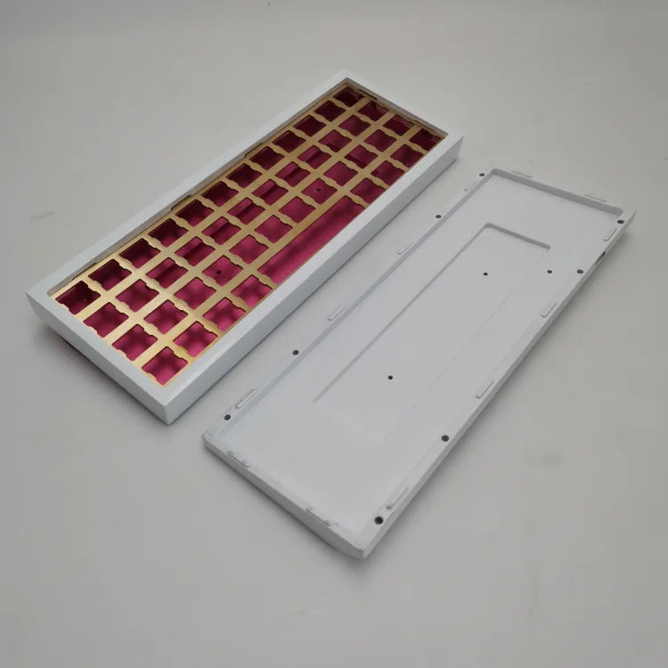 Aluminum Cnc Custom Wholesale large quantity of high quality Keyboard Case Back Place Machining